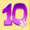 Die Kartensymbole 9, 10, J, Q, K, A